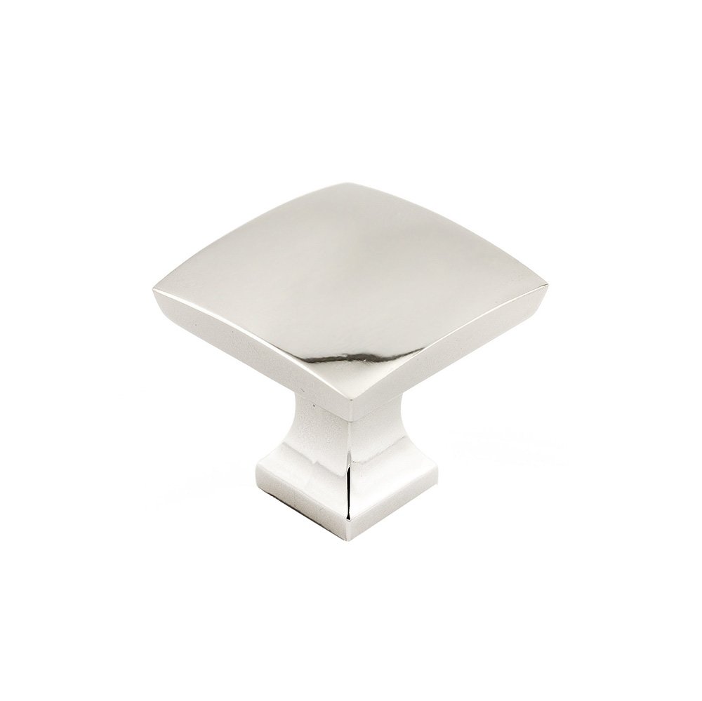 Richelieu 1 5/16" Square Knob In Polished Nickel