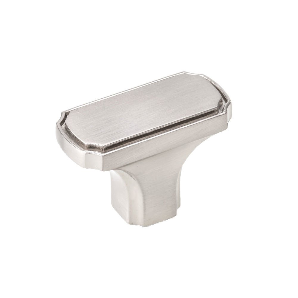 Richelieu 1 11/16" Rectangle knob In Brushed Nickel