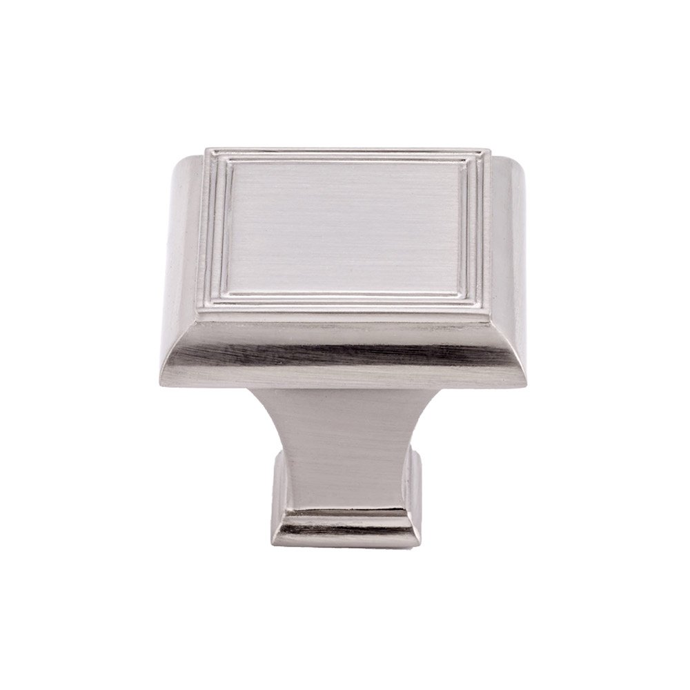Richelieu 1 3/8" Rectangle Knob In Brushed Nickel