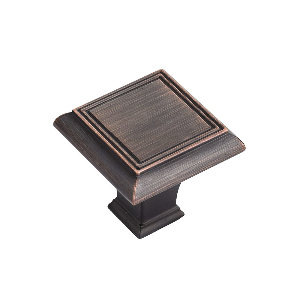 Richelieu 1 3/8" Rectangle Knob In Brushed Oil Rubbed Bronze