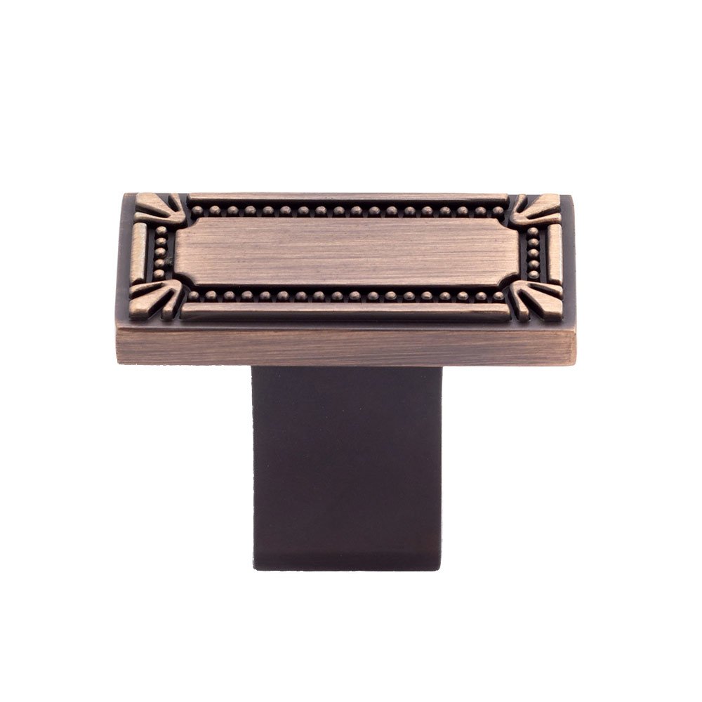 Richelieu 1 11/16" Rectangle Knob In Brushed Oil Rubbed Bronze