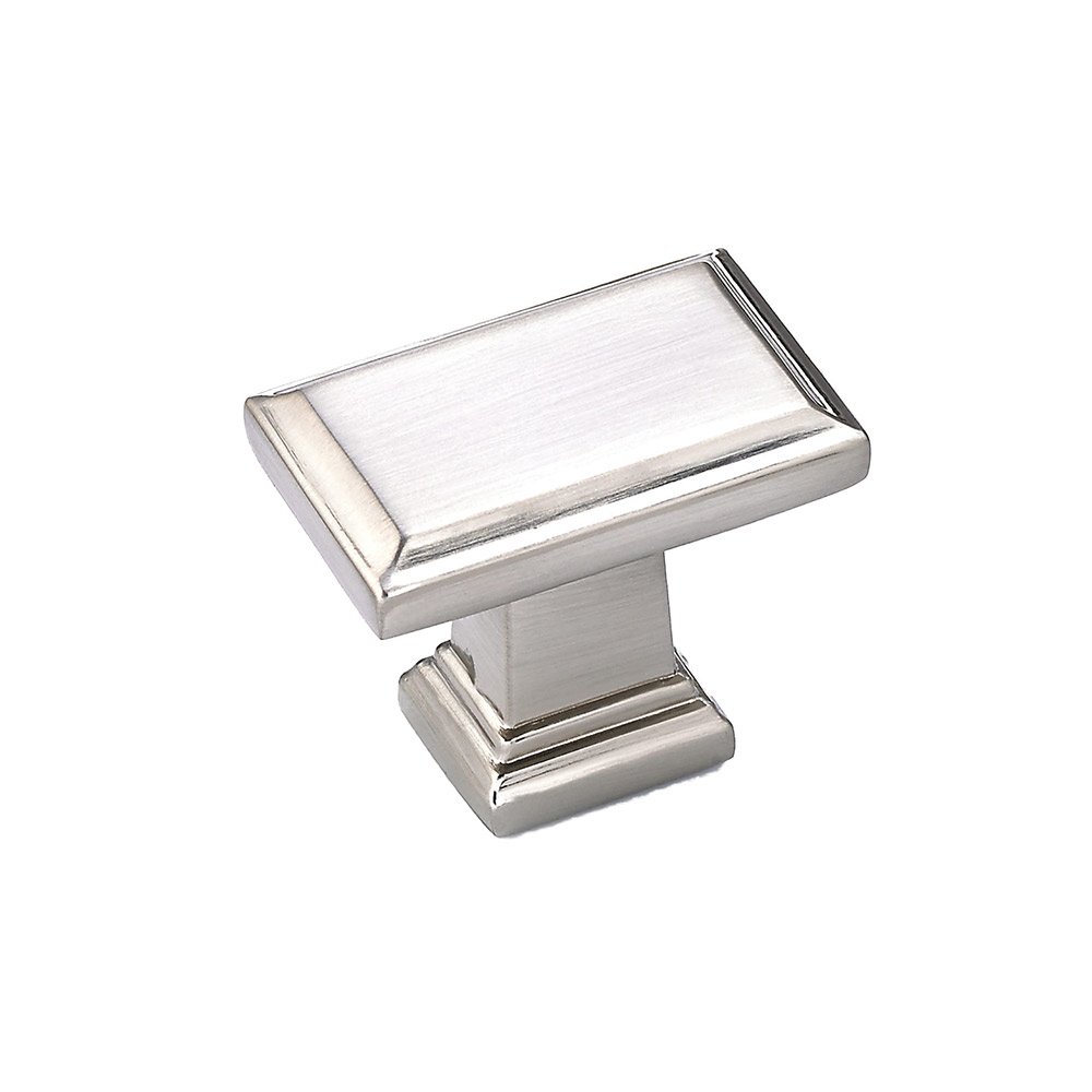 Richelieu 1 1/2" Rectangle Knob In Brushed Nickel