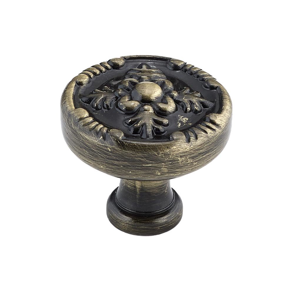 Richelieu 1 1/4" Diameter Embossed Knob in Antique English