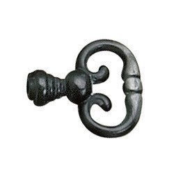 Richelieu 1 3/8" Long Beaded Decorative Mock Key in Natural Iron