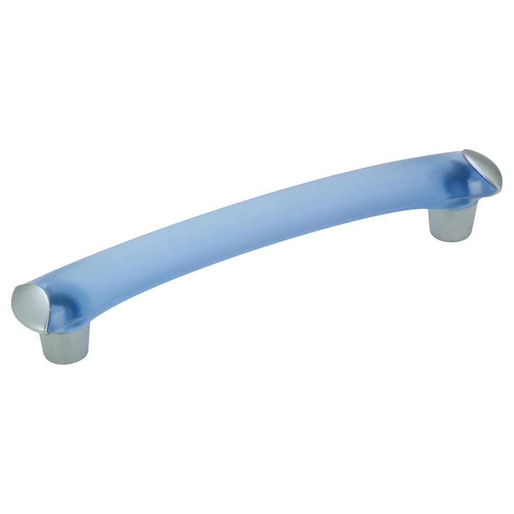 Richelieu 5" Centers Duroplus Handle in Frosted Blue