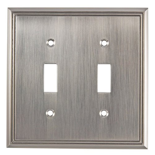 Richelieu Contemporary Double Toggle in Brushed Nickel