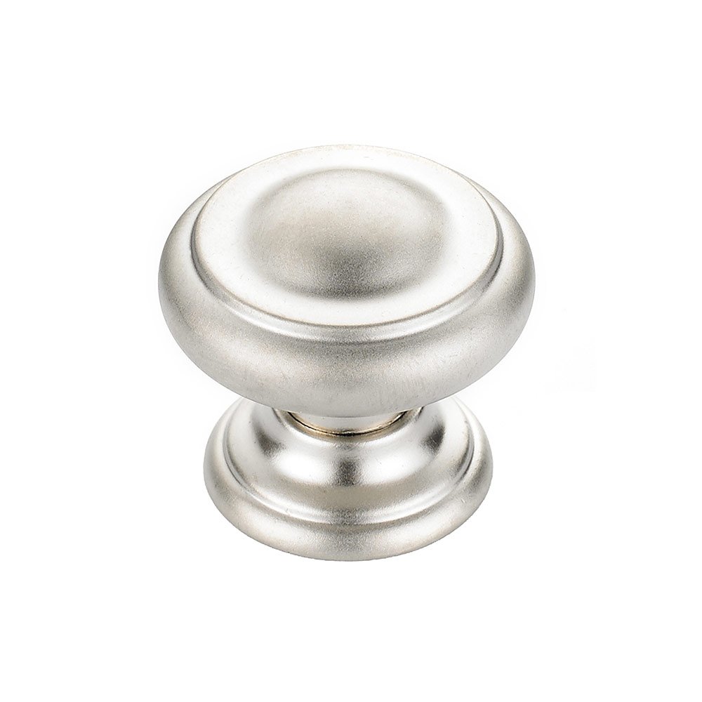 Richelieu 1 1/8" Diameter Button Top Knob in Matte Nickel