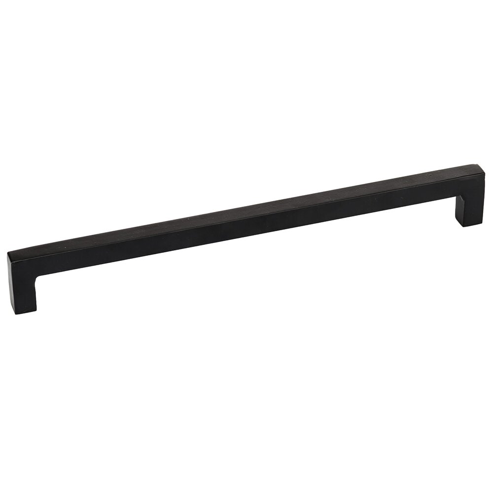 Richelieu 12 5/8" Centers Forged Iron Pull In Matte Black