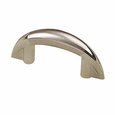 Richelieu 1 1/4" Center Glenmore Handle in Chrome and Brushed Nickel