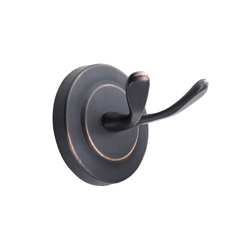 Richelieu Double Hook in Brushed Oil-Rubbed Bronze
