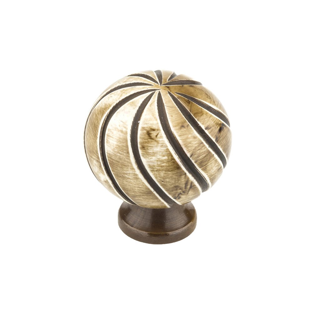 Richelieu 1 3/8" Round Eclectic Plastic Knob in Chocolate