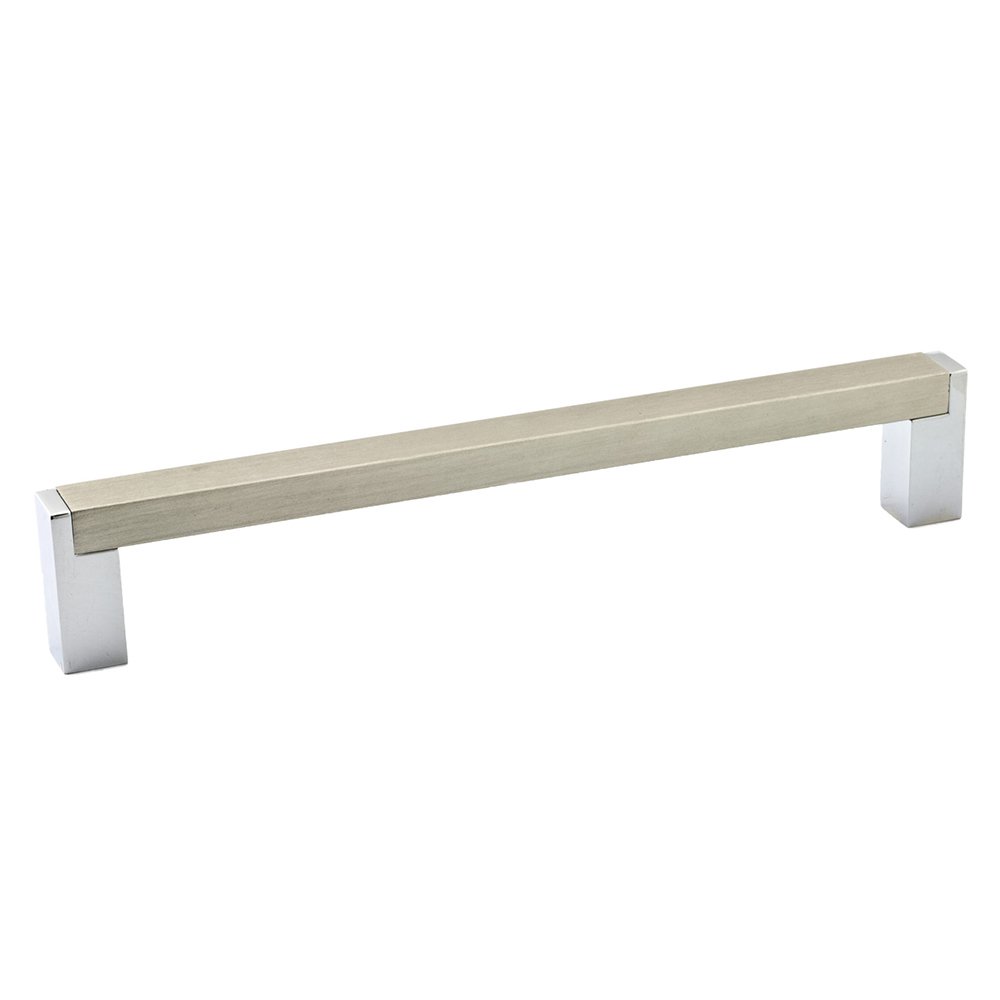 Richelieu 6 1/4" Center Laconia Handle in Chrome and Brushed Nickel