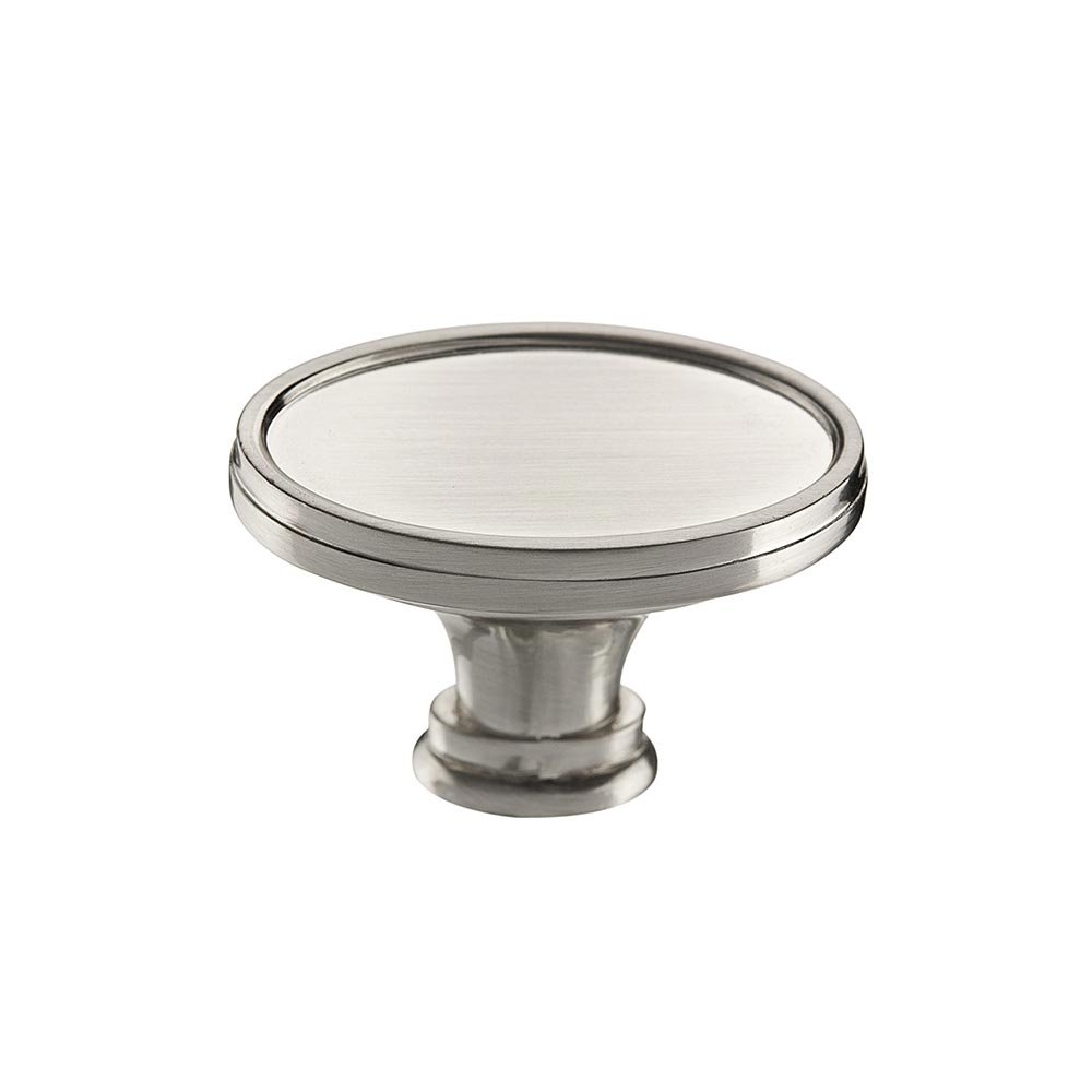 Richelieu 1 17/32" Long Transitional Knob in Brushed Nickel