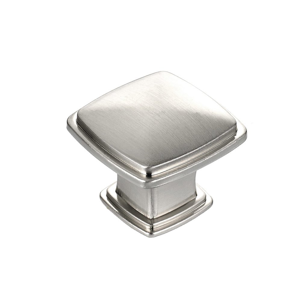 Richelieu 1 7/32" Long Transitional Knob in Brushed Nickel