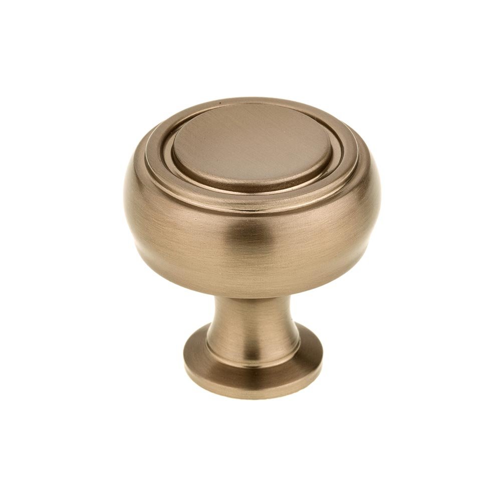 Richelieu 1 5/16" Round Contemporary Knob in Champagne Bronze