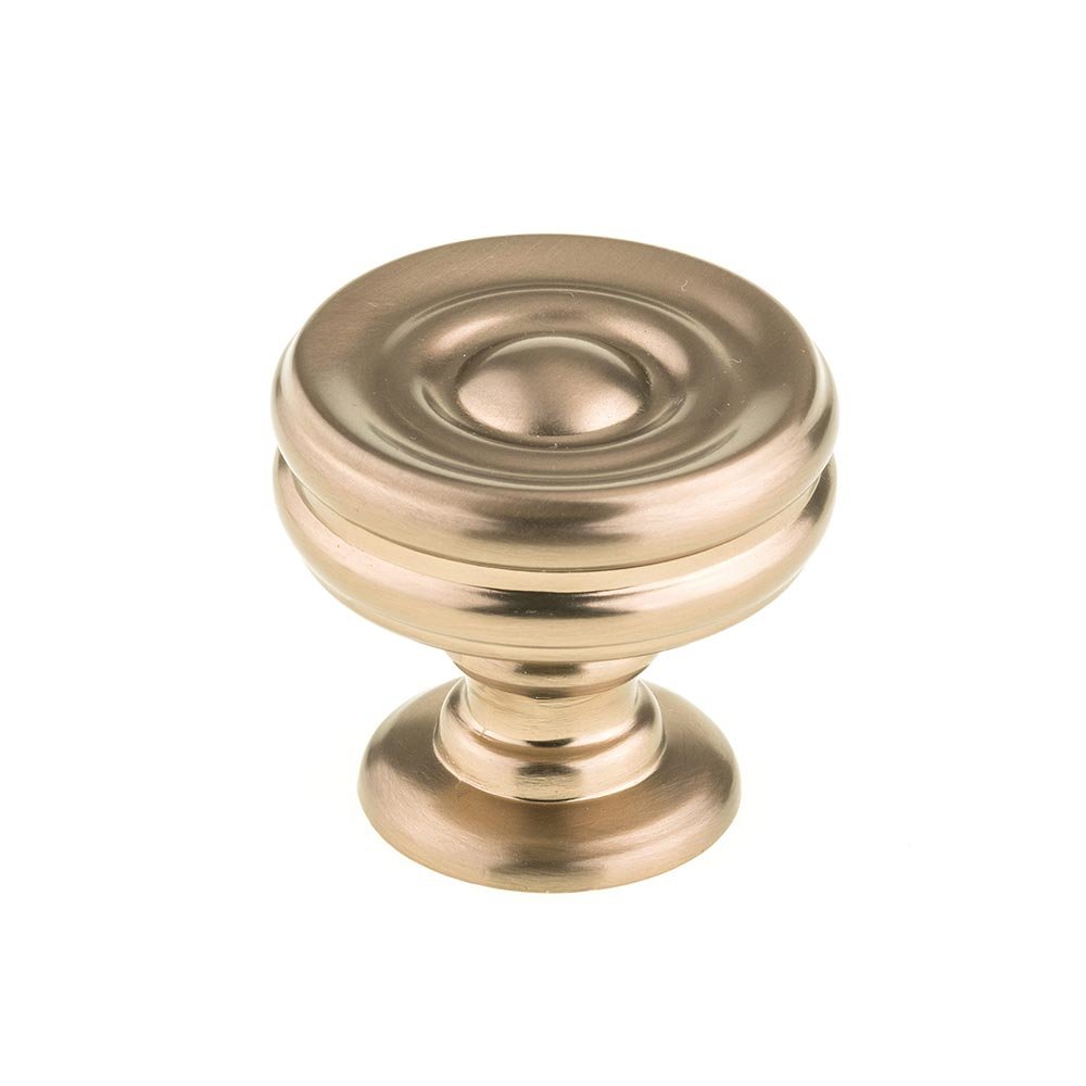 Richelieu 1 3/8" Round Contemporary Knob in Champagne Bronze