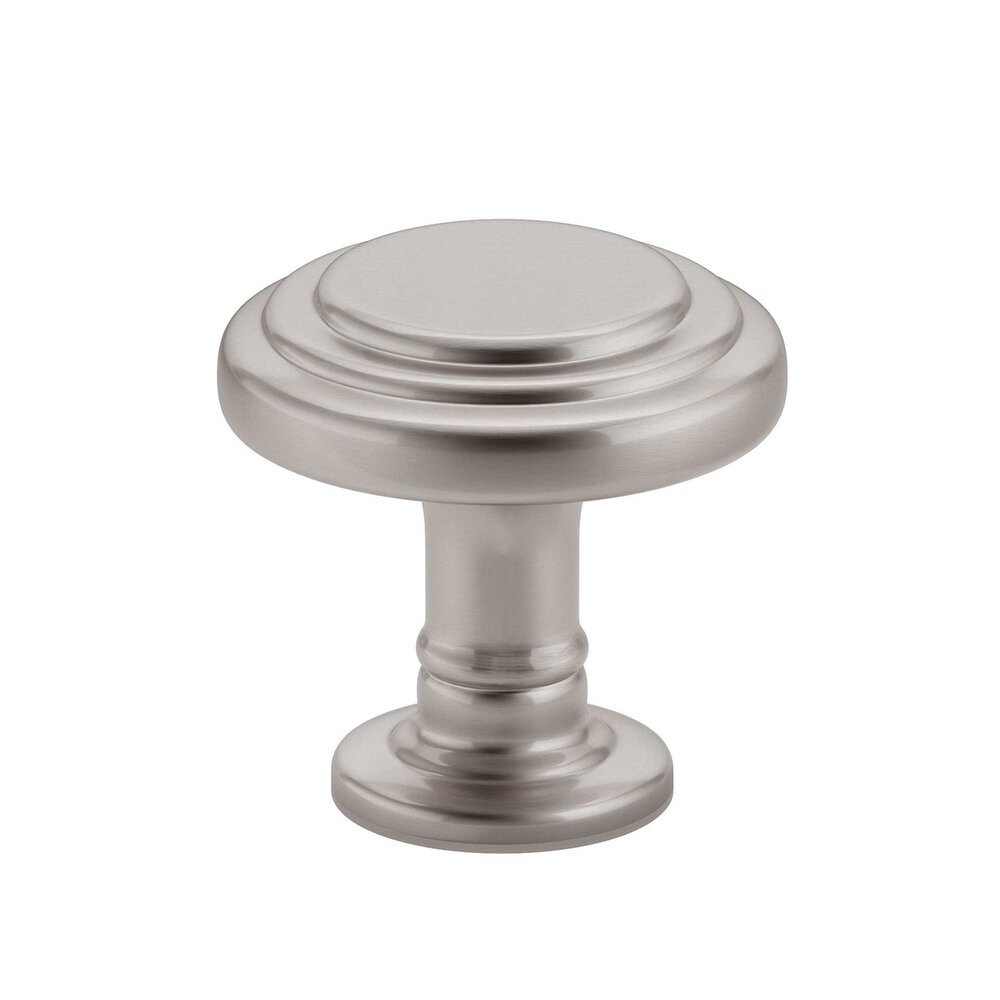 Richelieu 1 5/16" Round Traditional Knob in Brushed Nickel