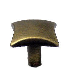 RK International Plain Knob with Four Curves in Antique English