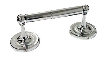 RK International Two Post Tissue Paper Holder in Polished Chrome