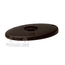 RK International Distressed Oval Backplate in Oil Rubbed Bronze