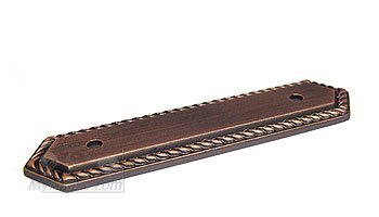 RK International 3" Center Rope Backplate in Distressed Copper