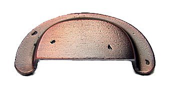 RK International 3" Center Distressed Heavy Cup Pull in Distressed Copper