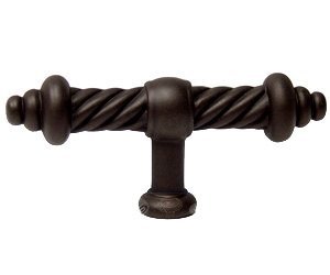 RK International Large Twisted Knob in Oil Rubbed Bronze