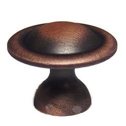 RK International 1 1/2" Smooth Dome Knob in Distressed Copper