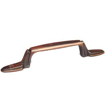 RK International 3" Center Lined Flat Foot Bow Pull in Distressed Copper