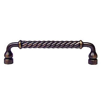 RK International 5" Centers Twisted Pull in Distressed Copper