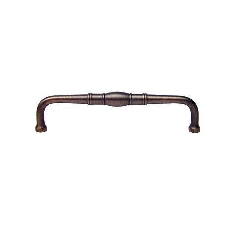 RK International 5" Centers Barrel Middle Pull in Distressed Copper