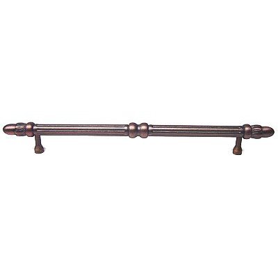 RK International 8" Centers Lined Rod Pull with Petals in Distressed Copper