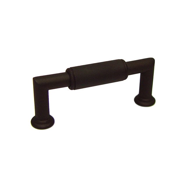 RK International 3" Centers Cylinder Middle Pull in Oil Rubbed Bronze