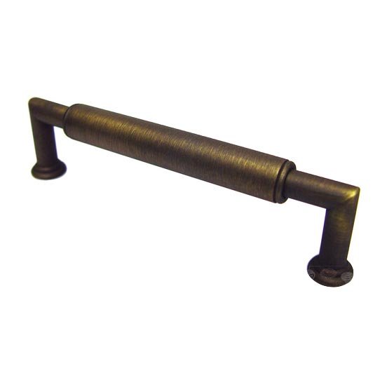 RK International 5" Centers Cylinder Middle Pull in Antique English