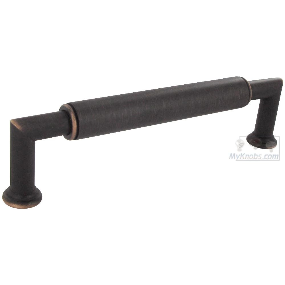 RK International 5" Centers Cylinder Middle Pull in Valencia Bronze