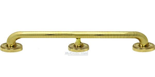 RK International 42" Grab Bar in Polished Brass