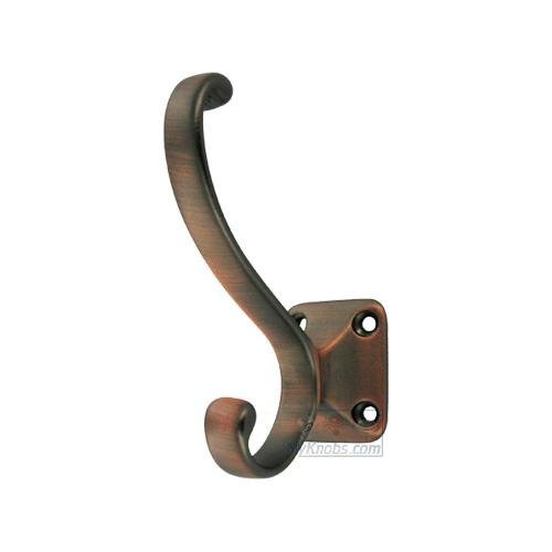 RK International Plain Hat and Coat Hook in Distressed Copper