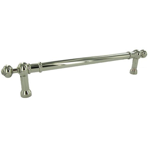 RK International 18" Centers Plain Appliance Pull with Decorative Ends In Polished Nickel