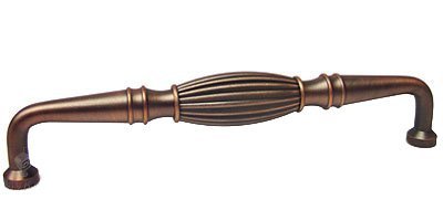 RK International 12" (305mm) Centers Indian Drum Appliance/Oversized Pull in Distressed Copper