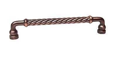 RK International 12" (305mm) Centers Twisted Appliance/Oversized Pull in Distressed Copper