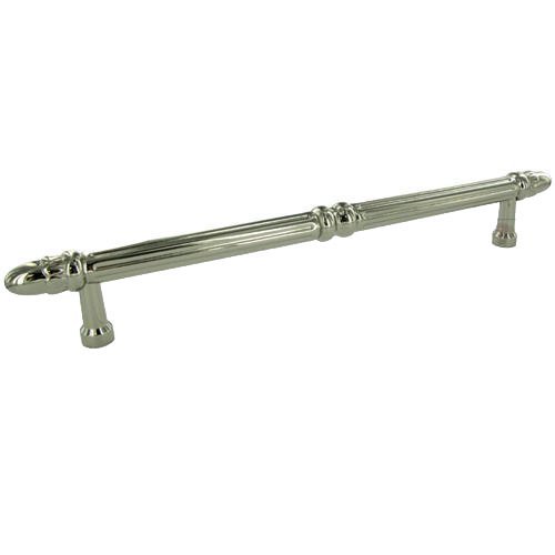 RK International 12" Centers Lined Appliance Pull With Petals In Polished Nickel