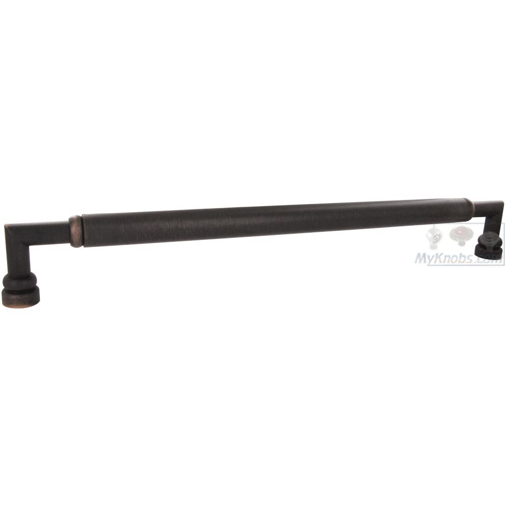 RK International 12" Centers Cylinder Middle Appliance Pull in Valencia Bronze