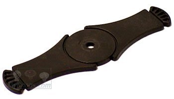 RK International Curved Backplate with Gill Ends in Oil Rubbed Bronze