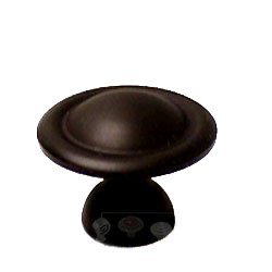 RK International 1 1/4" Smooth Dome Knob in Oil Rubbed Bronze
