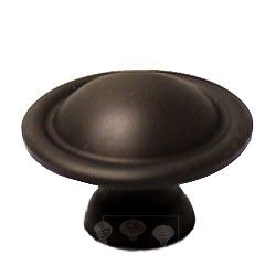 RK International 1 1/2" Smooth Dome Knob in Oil Rubbed Bronze