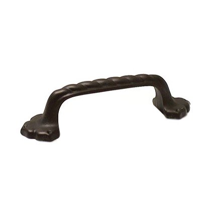 RK International 3" Center Big Rope Pull with Clover Ends in Oil Rubbed Bronze