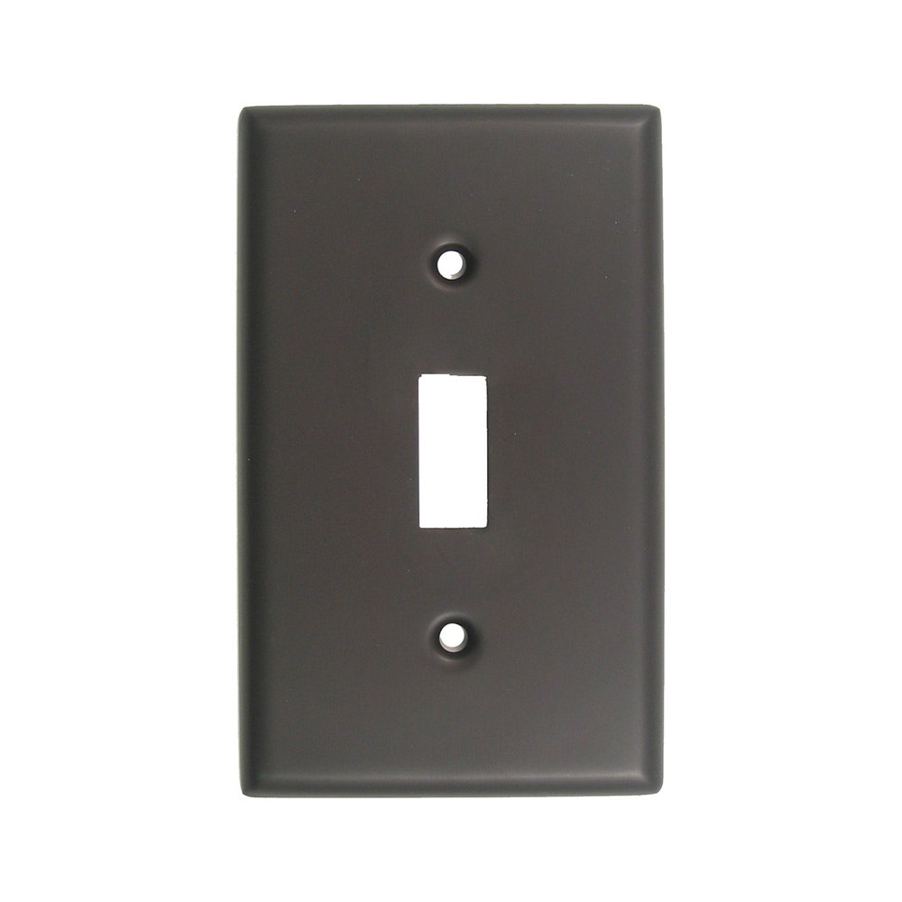 Rusticware Single Toggle Switchplate in Oil Rubbed Bronze