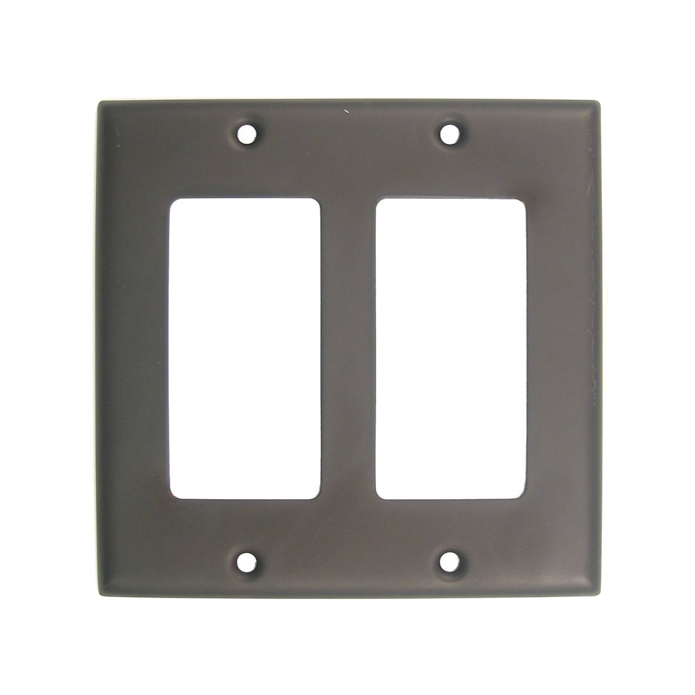 Rusticware Double Rocker/GFI Switchplate in Oil Rubbed Bronze