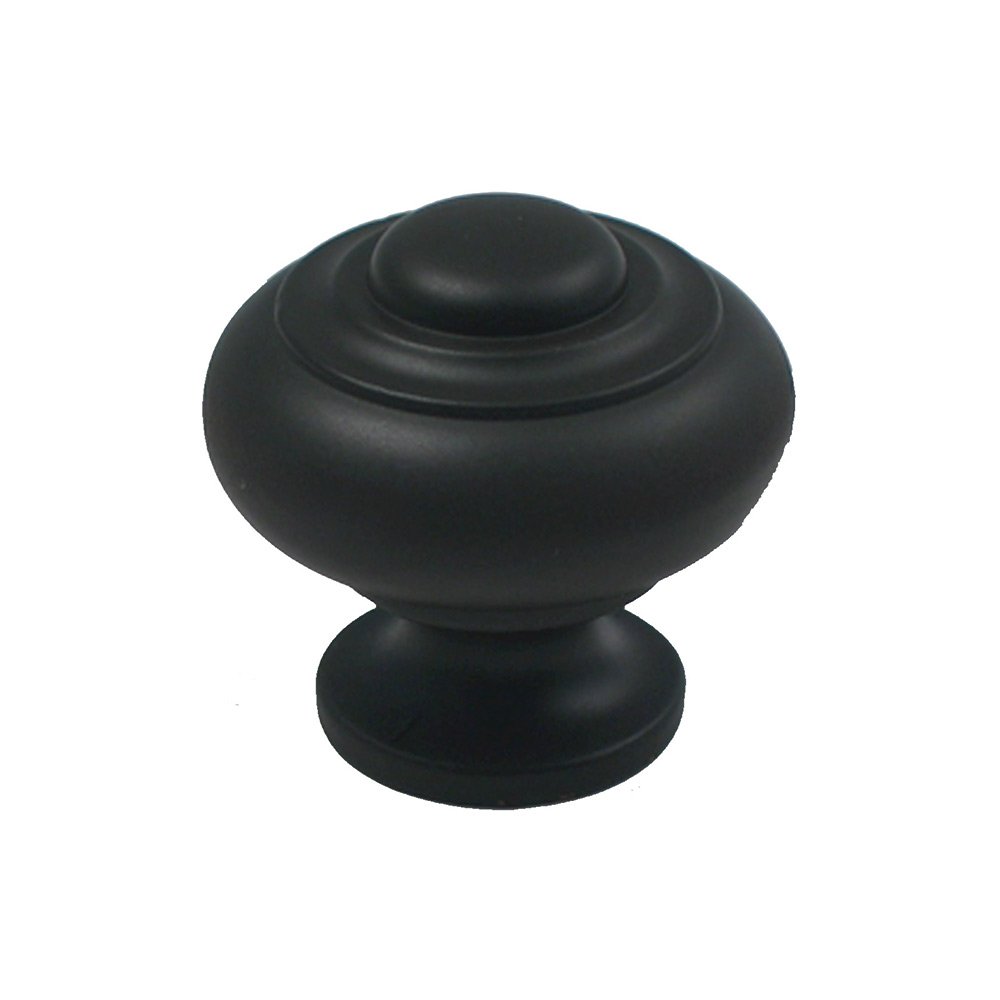 Rusticware 1 1/8" Diameter Convex Knob in Black