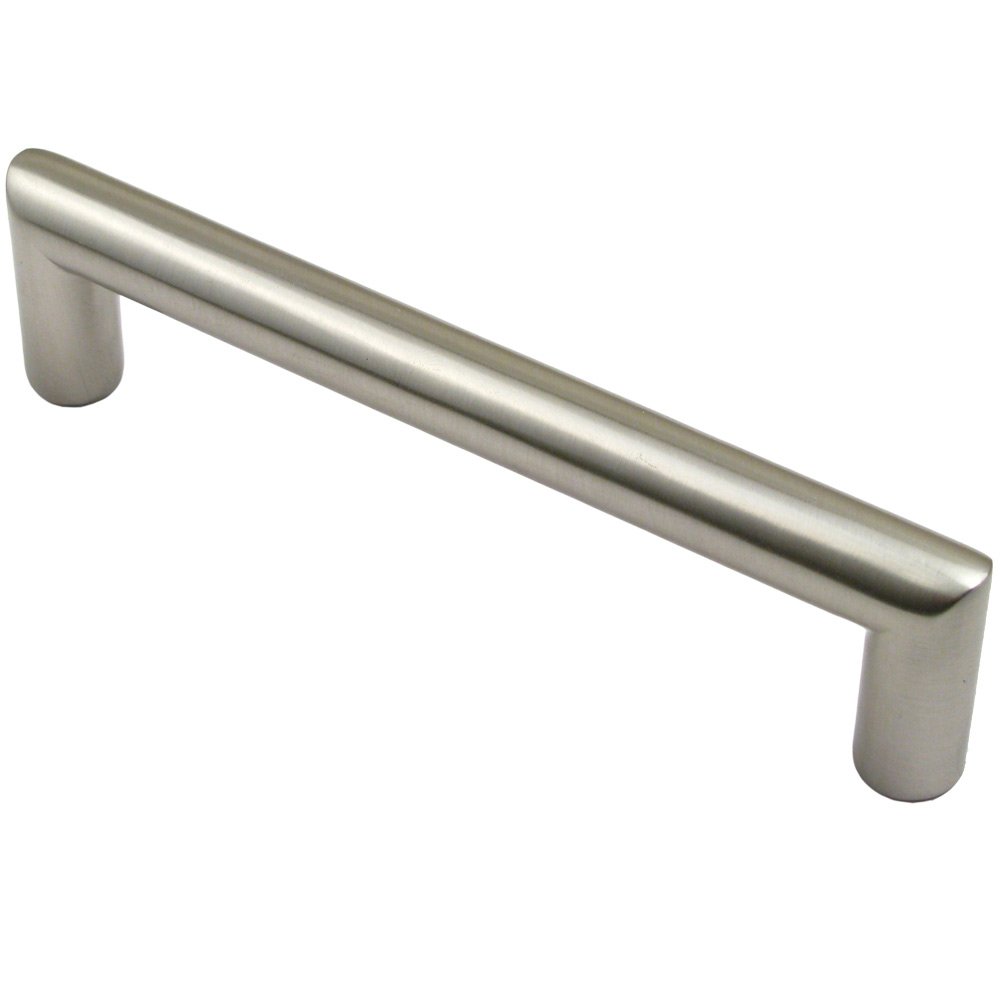 Rusticware 5" Centers Rounded Modern Handle in Satin Nickel